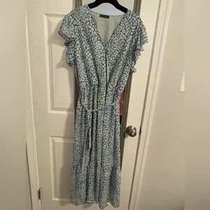 Blue Floral Dress